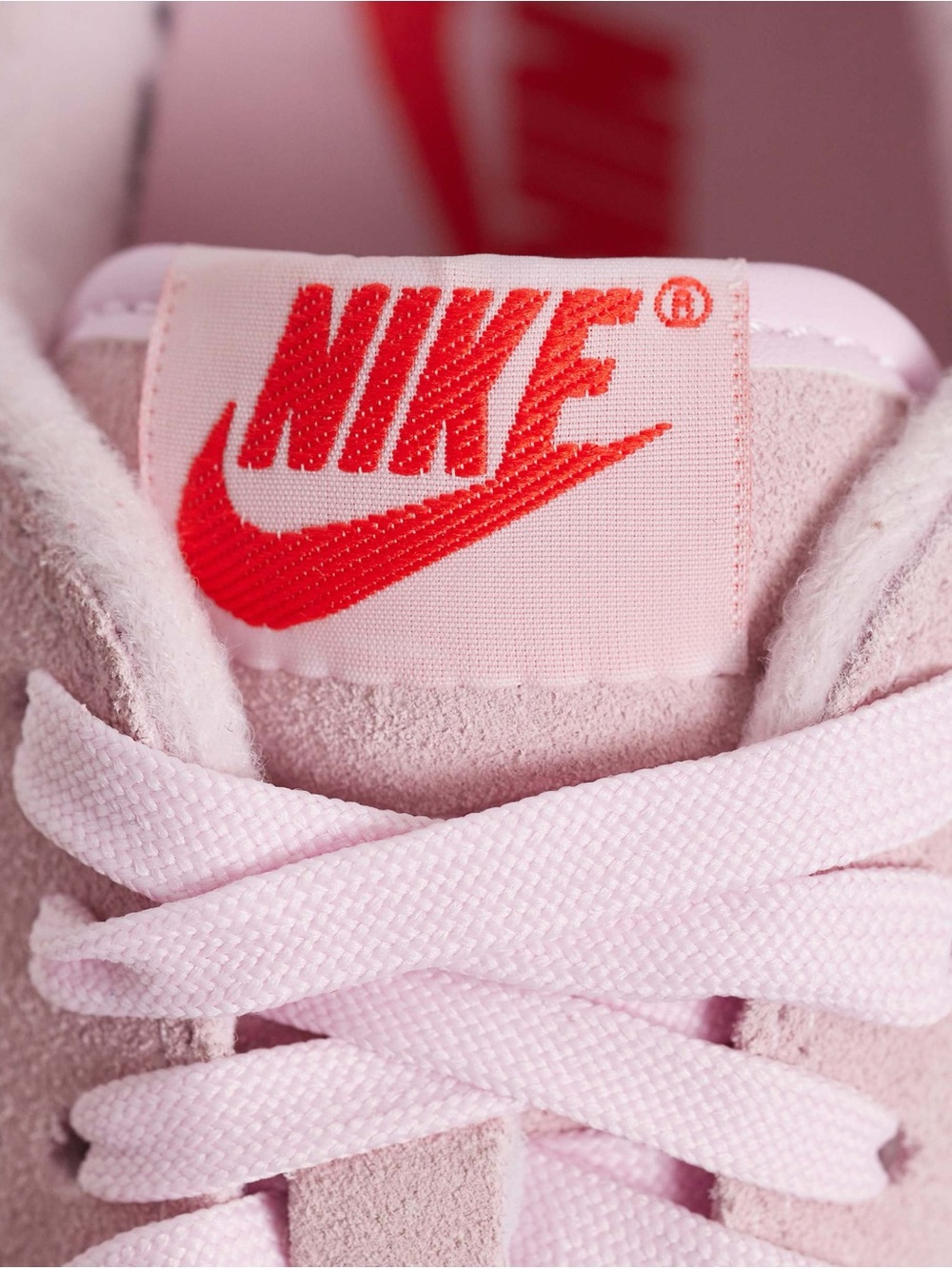 NEW Nike Pink and Coral Suede Women's Sneakers - Picture 3 of 16